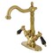 Kingston Brass Duchess 2-Handle Bathroom Faucet W/Brass Pop-Up & Cover Plate, Brass KS1437PKL - alternate 1